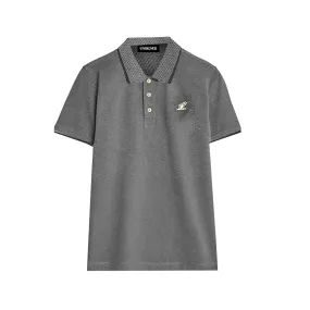 Unsigned Dark Grey Men Polo