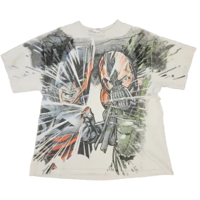 Vintage Batman The Dark Night Rises Bane White Tee - Size X-Large