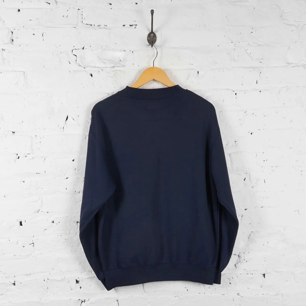 Vintage Reebok Sweatshirt - Navy - S