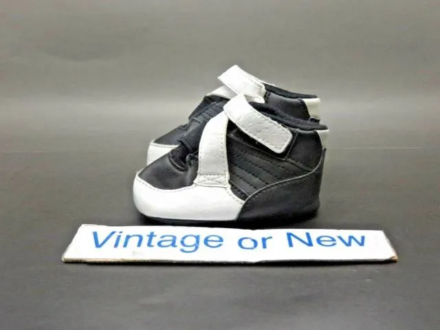 Vtg og nike air zoom vick iii 3 black white varsity red crib infant 2005 sz 2c