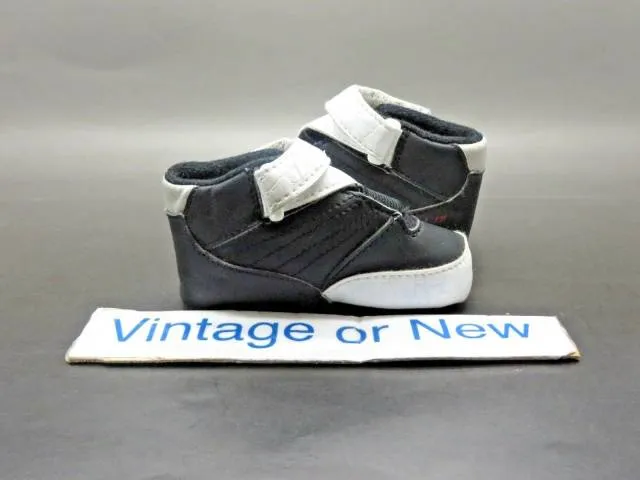 Vtg og nike air zoom vick iii 3 black white varsity red crib infant 2005 sz 2c