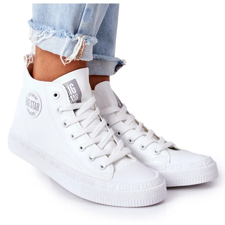 Women's High Sneakers Big Star GG274016 White