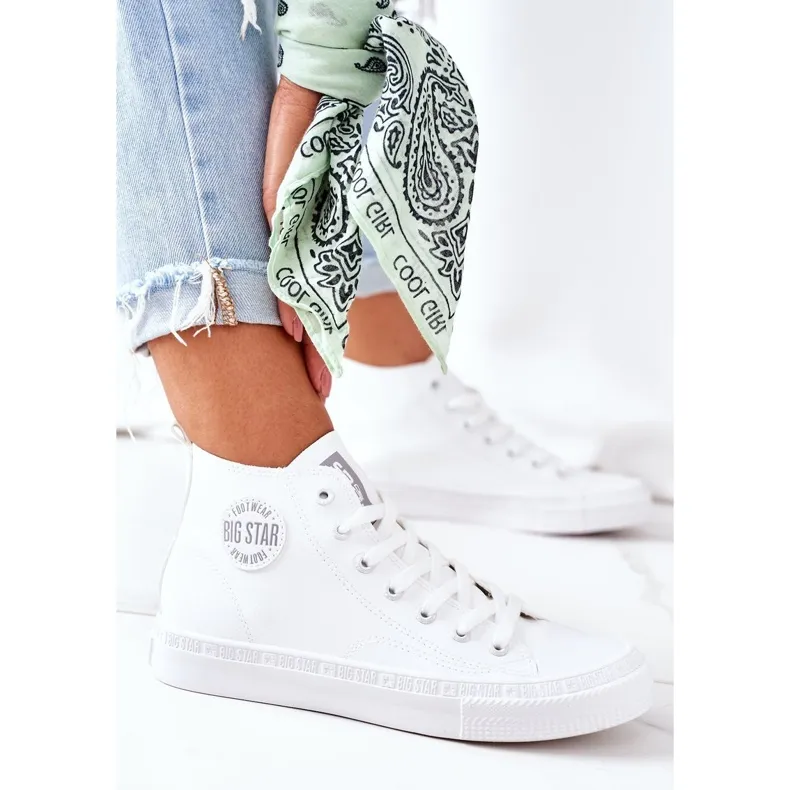 Women's High Sneakers Big Star GG274016 White