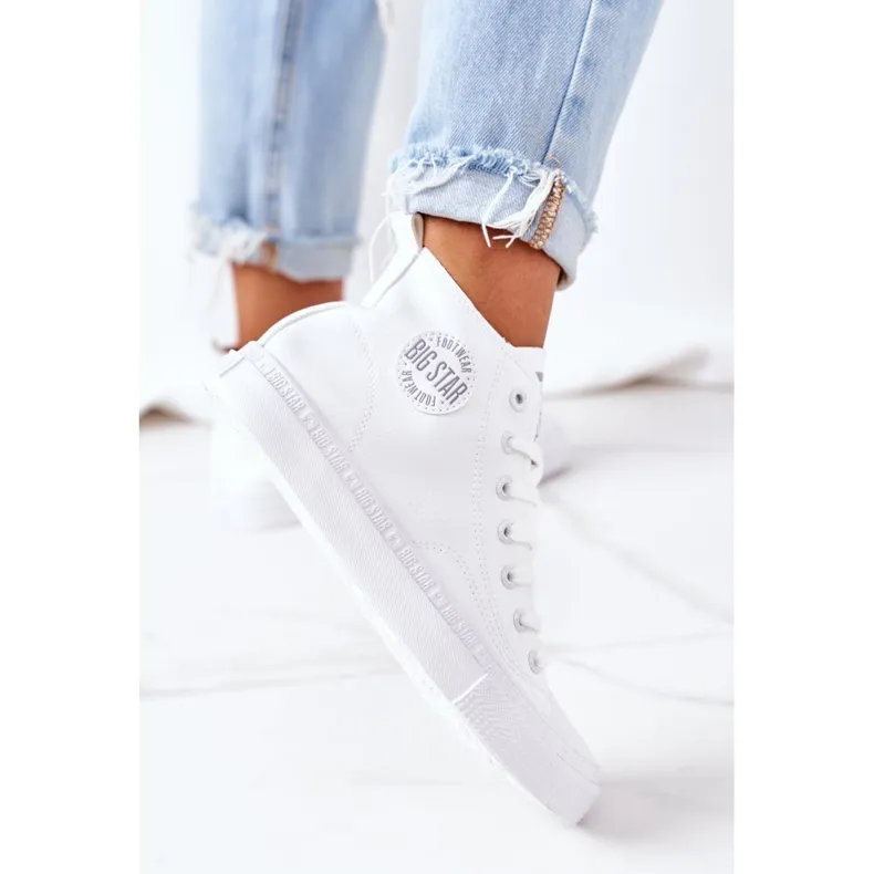 Women's High Sneakers Big Star GG274016 White