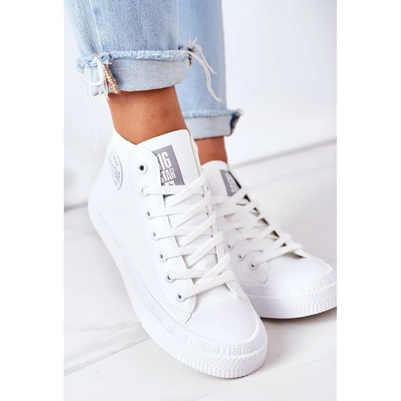 Women's High Sneakers Big Star GG274016 White