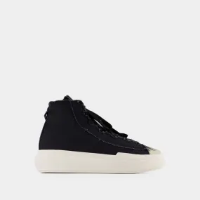 Y-3  Nizza High Sneakers - Y-3 - Leather - Black/White