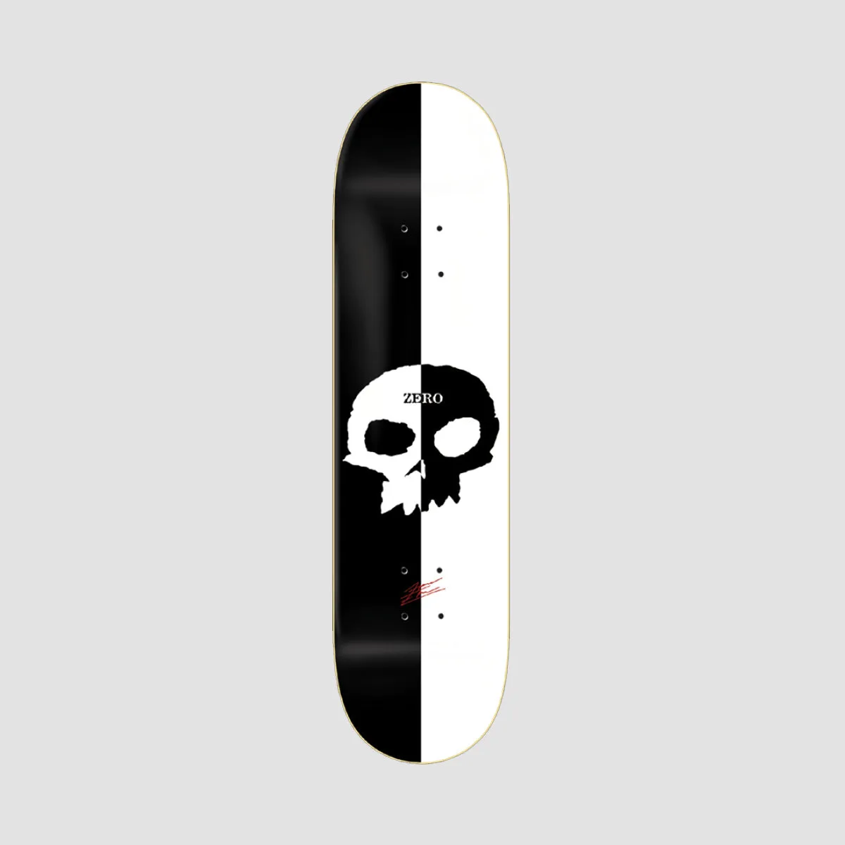 Zero Split Single Skull Forest Edwards Skateboard Deck - 8.25